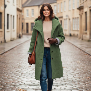 Aurelie High-Collar Winter Coat