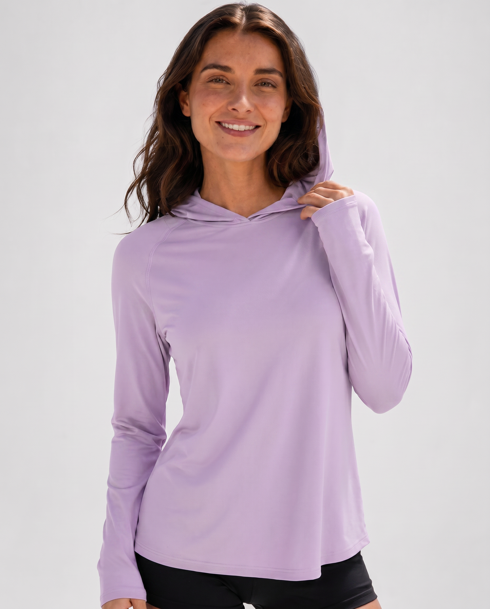 Aurelia Sun Ponytail Sun Hoodie – Lavender, AU 8
