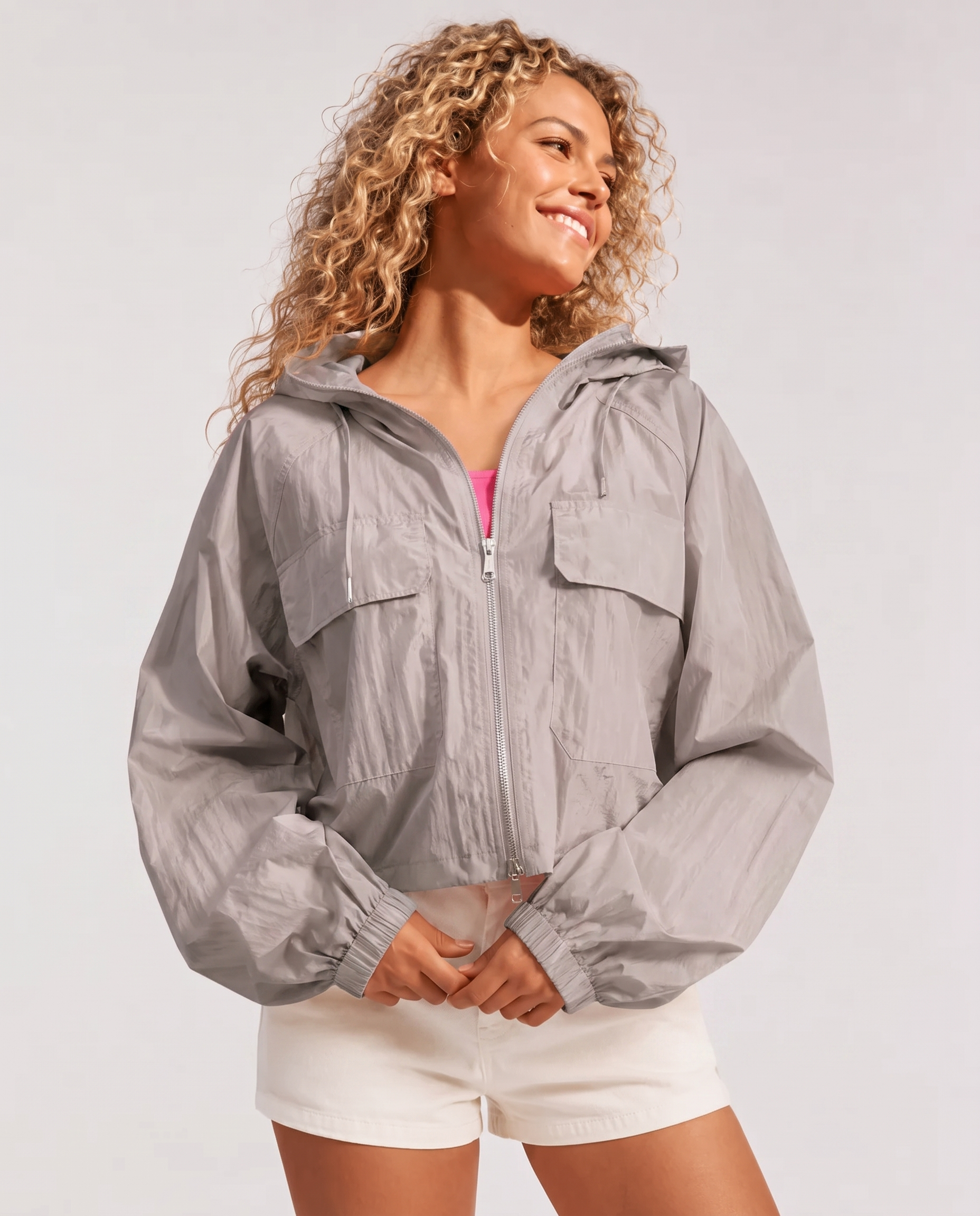 Aurelia Sun Simplicity Loose Sun Jacket – Grey, AU 10