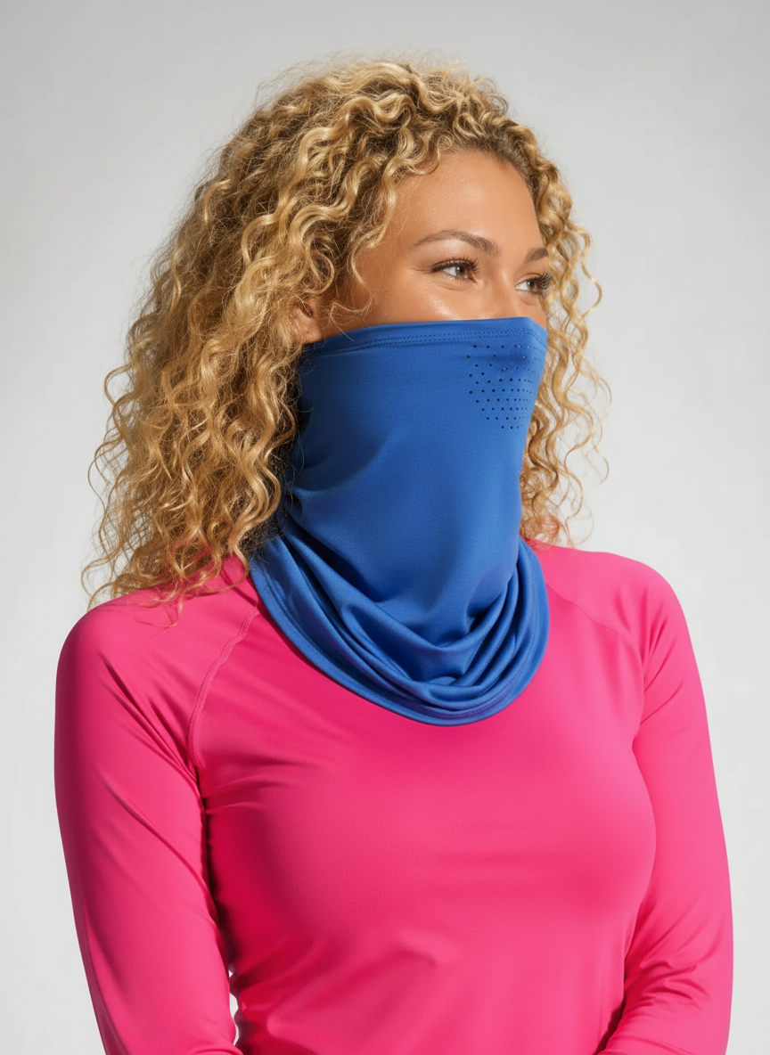 Aurelia Sun Cooling Neck Wrap Scarf – Blue