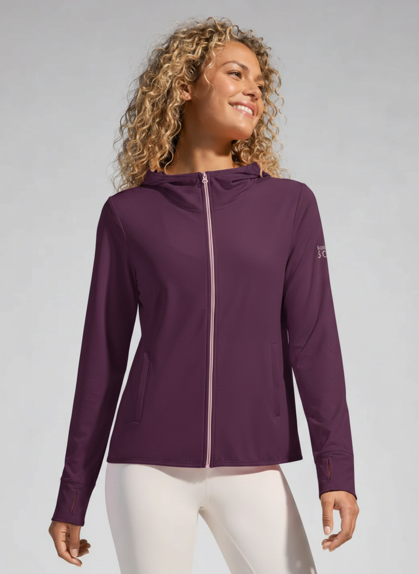 Aurelia Sun Cooling Travel Jacket – Purple, AU 8