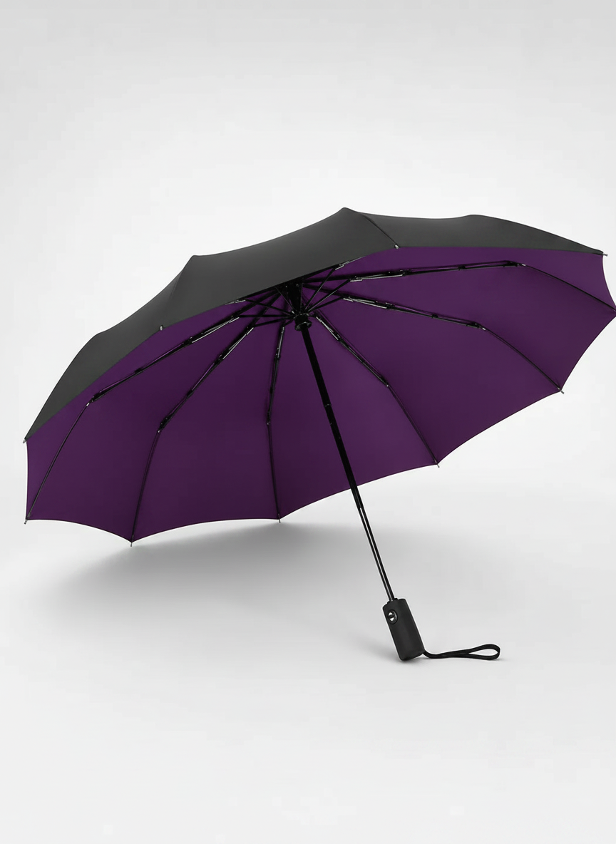 Aurelia Sun Double Layer Sun Umbrella – Purple