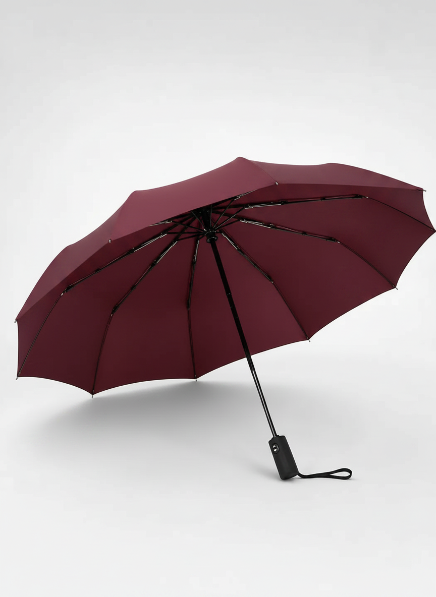 Aurelia Sun Double Layer Sun Umbrella – Wine Red