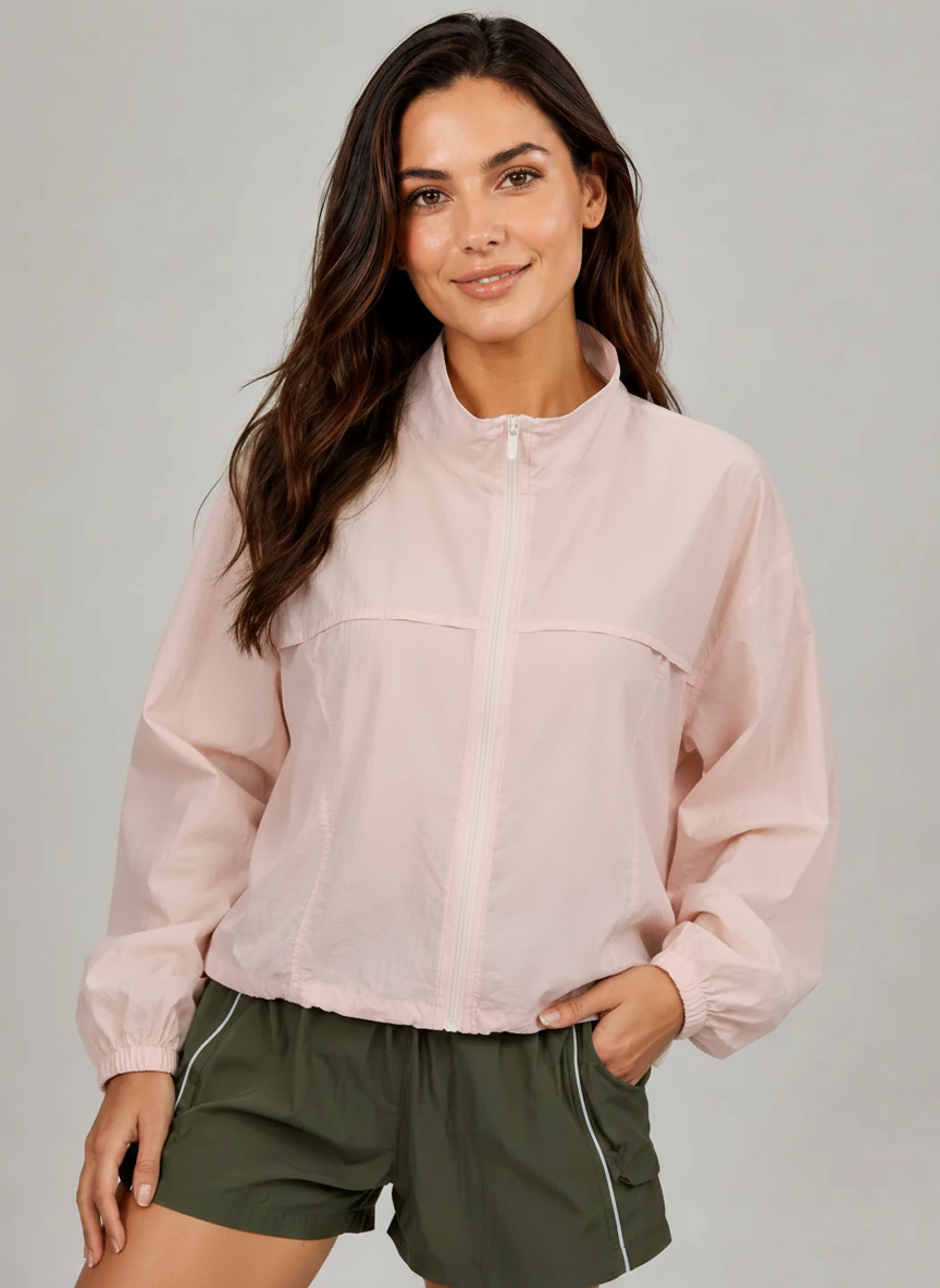 Aurelia Sun Lightweight Zip Jacket – Lilac, AU 8