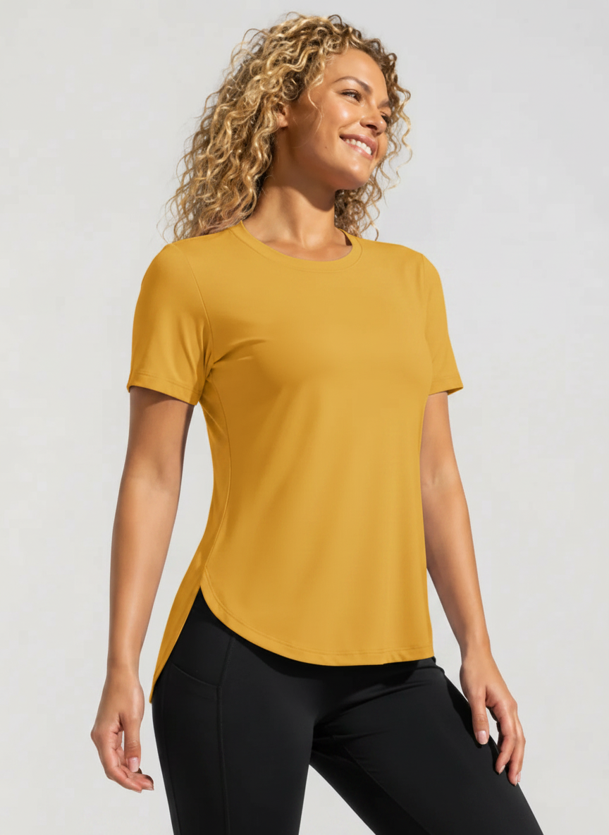 Aurelia Sun Motion Short Sleeve Tee – Yellow, AU 8
