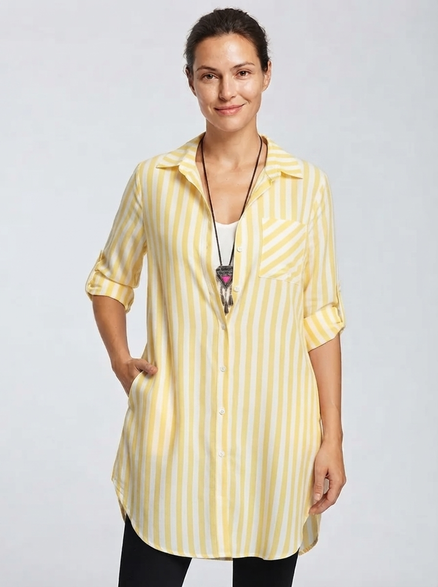 Chiffon Longline Sun Shirt