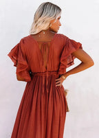 Holly Brick Drawstring Cover-Up