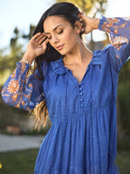 Jungle Butterfly Chiffon Maxi Dress by Aurelia Sun