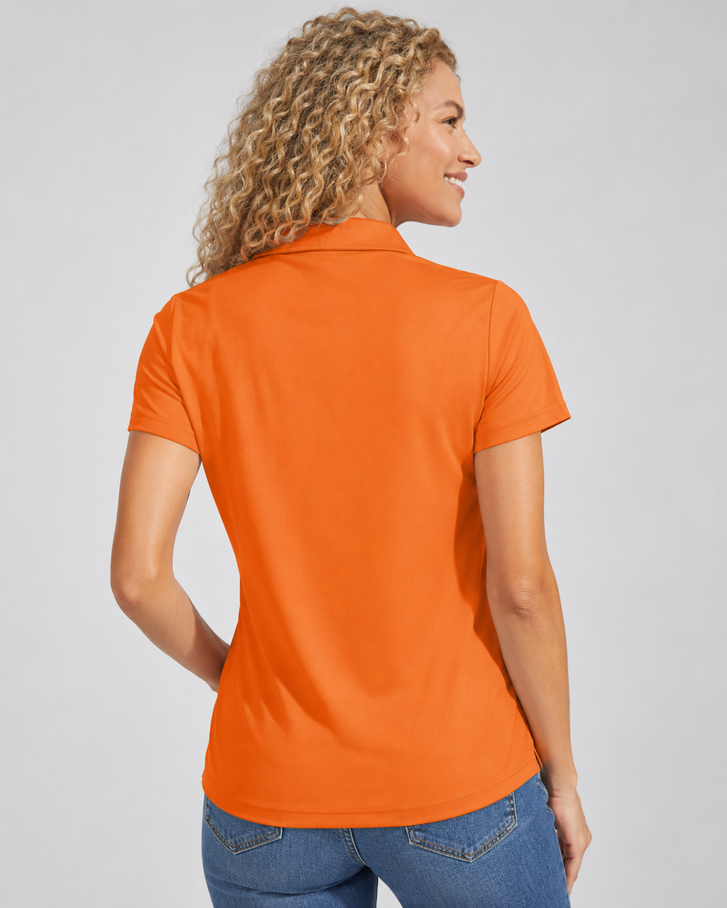 Aurelia Sun Stretch Polo Tee