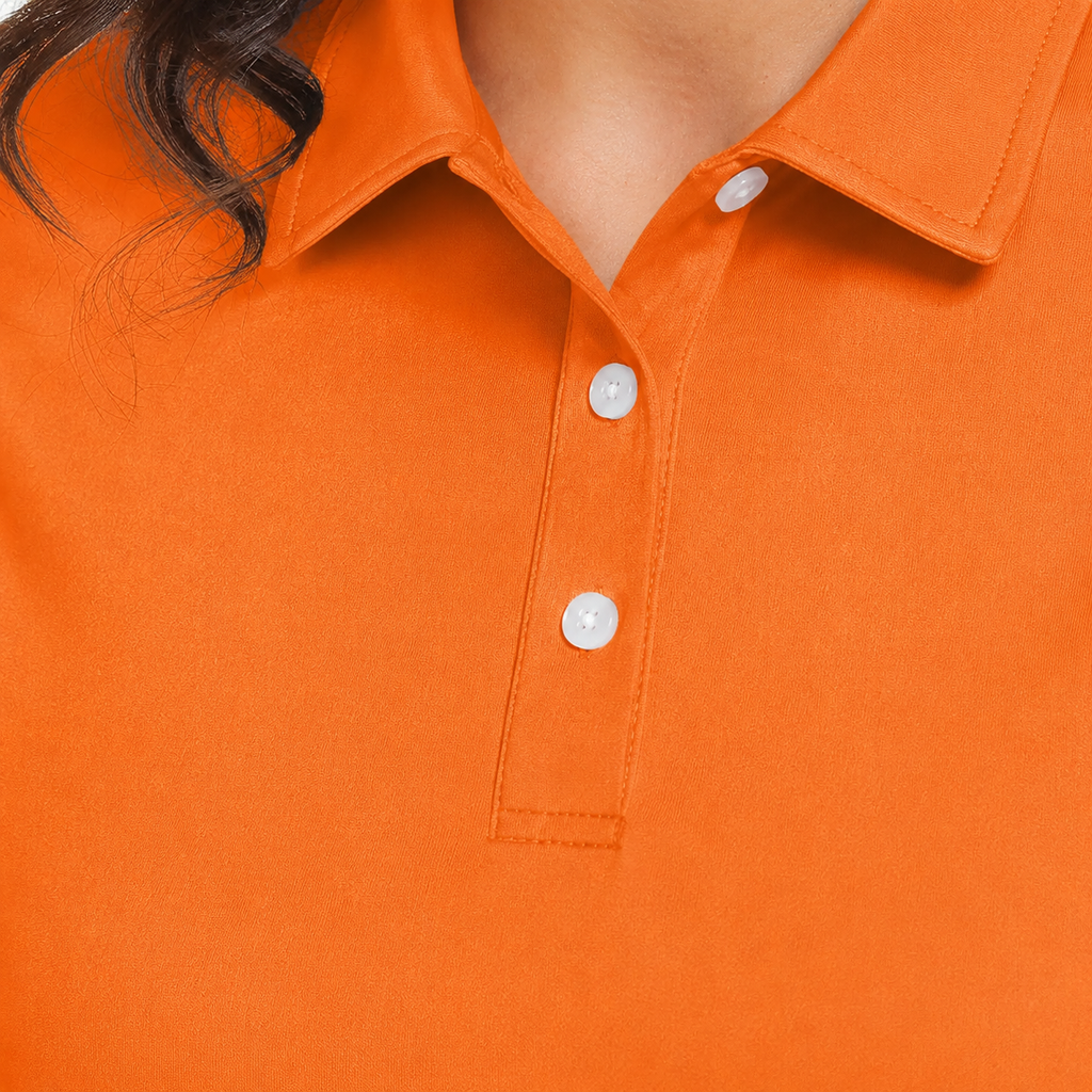 Aurelia Sun Stretch Polo Tee