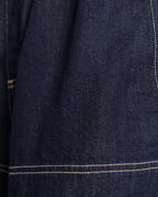 Loe High-Waist Denim Drawstring Shorts – Raw Wash by Aurelia Sun