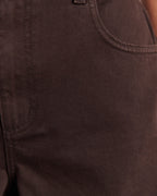 Carrie Five-Pocket Denim Shorts – Dark Chocolate by Aurelia Sun