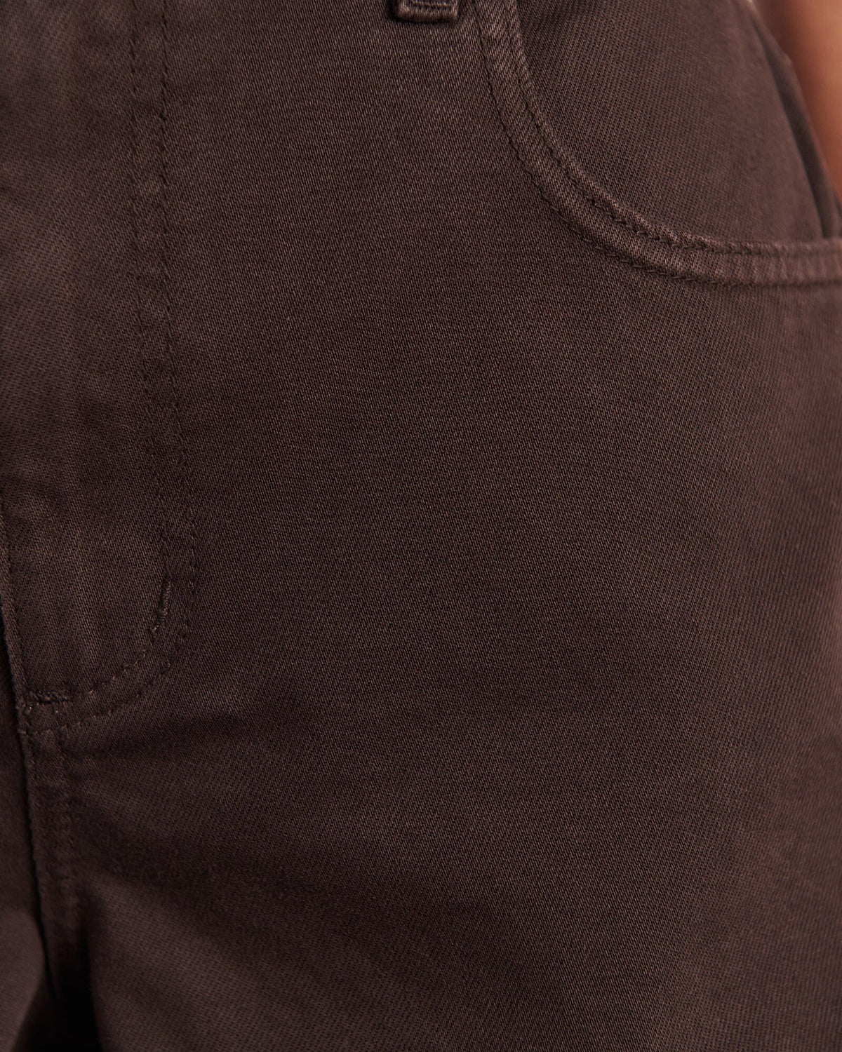 Carrie Five-Pocket Denim Shorts – Dark Chocolate by Aurelia Sun