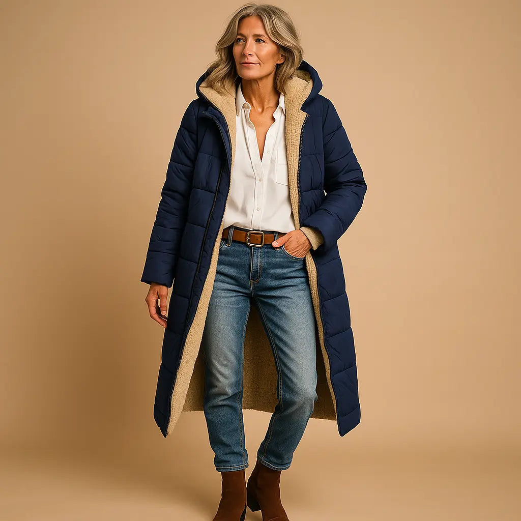 Anna Longline Quilted Puffer Jacket