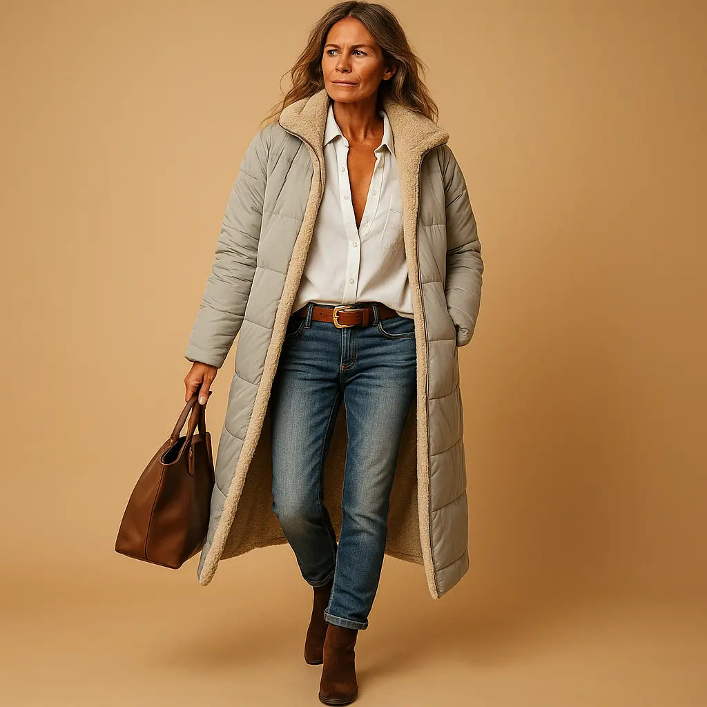 Anna Longline Quilted Puffer Jacket