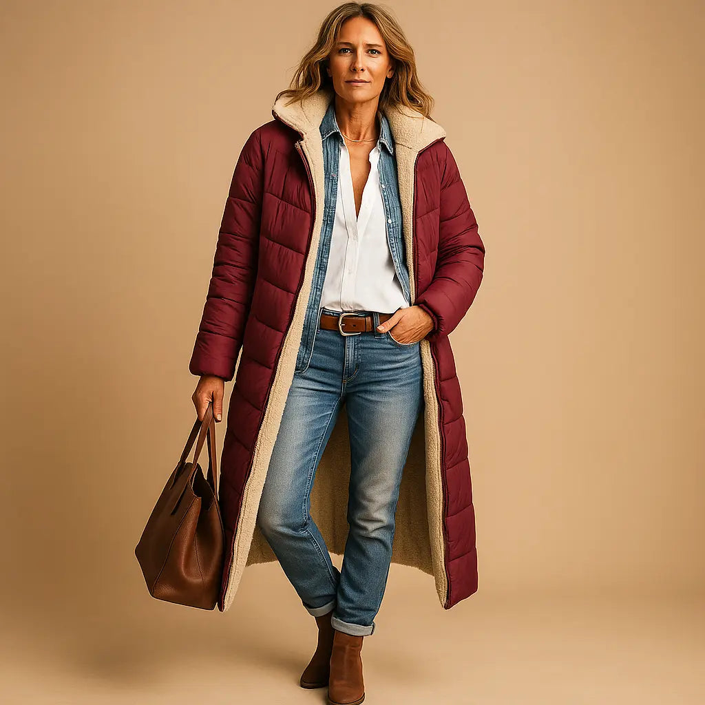Anna Longline Quilted Puffer Jacket