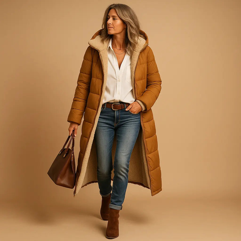 Anna Longline Quilted Puffer Jacket