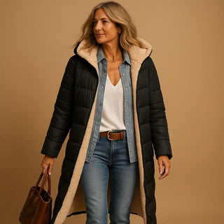 Anna Longline Quilted Puffer Jacket