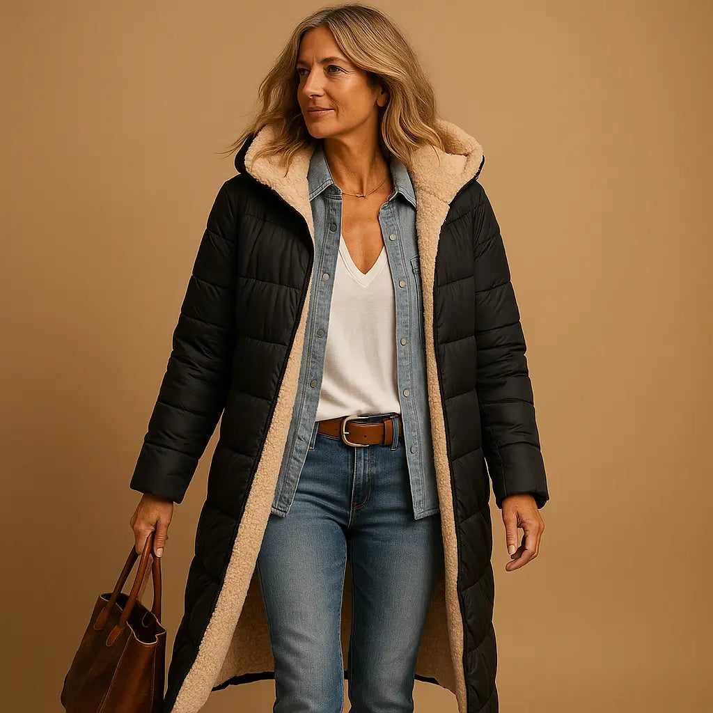 Anna Longline Quilted Puffer Jacket