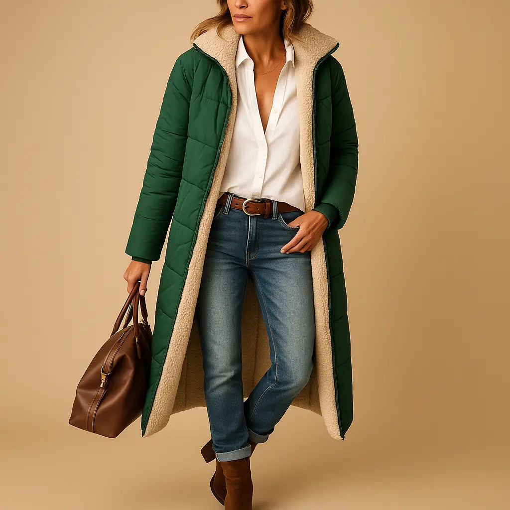 Anna Longline Quilted Puffer Jacket