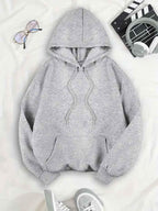Leopard Star Oversized Hoodie - Aurelia Sun