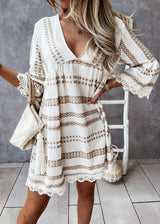 Lexi Striped Boho Relaxed Dress