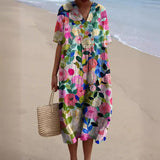 Marina Floral Midi Dress