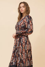 Marrakech Border Print Maxi Dress - Aurelia Sun