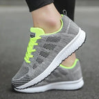 Matilda Cushioned Walking Trainers in White by Aurelia Sun
