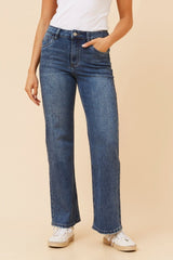 Micole Diamante Wide Leg Jeans
