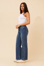 Micole Diamante Wide Leg Jeans - Aurelia Sun
