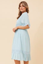 Nayla Lace Midi Dress - Aurelia Sun