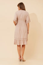 Nayla Lace Midi Dress - Aurelia Sun