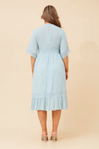 Nayla Lace Midi Dress - Aurelia Sun