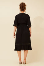 Nayla Lace Midi Dress - Aurelia Sun