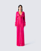 Florence Mesh Cutout Maxi Dress by Aurelia Sun