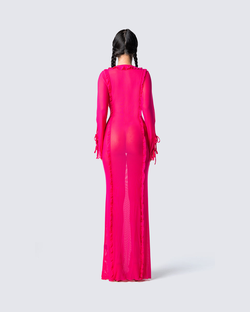 Florence Mesh Cutout Maxi Dress by Aurelia Sun