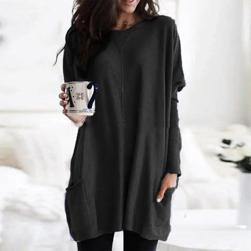 Longline Relaxed Knit Sweater