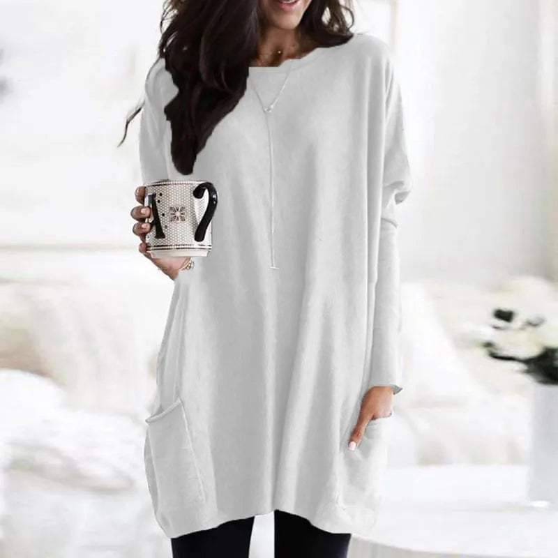 Longline Relaxed Knit Sweater