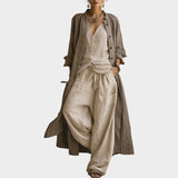 Solenne Cotton-Linen Three-Piece Set