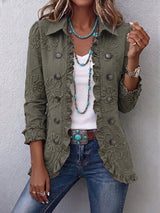 Margaux Floral Embroidered Utility Jacket