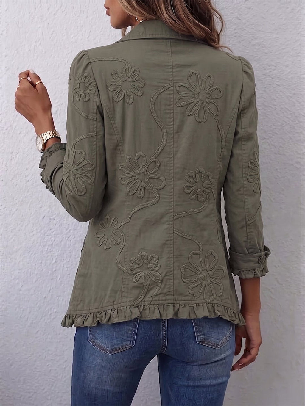 Ora Floral Embroidered Jacket – Multi
