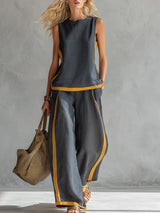 Veda Relaxed Wide-Leg Co-Ord Set