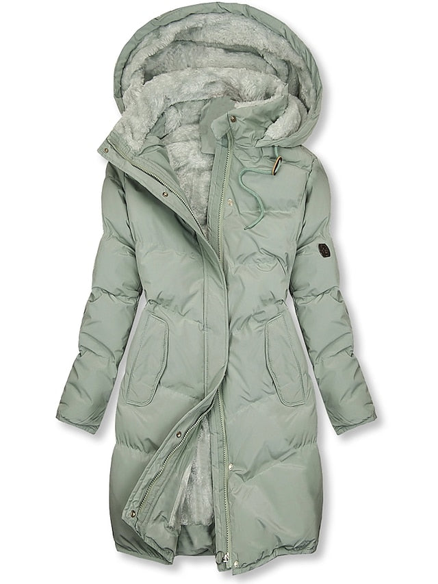 Elara Insulated Winter Jacket – Green