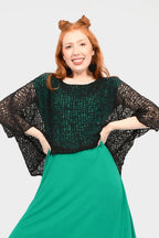 Popcorn Texture Oversized Top - Aurelia Sun