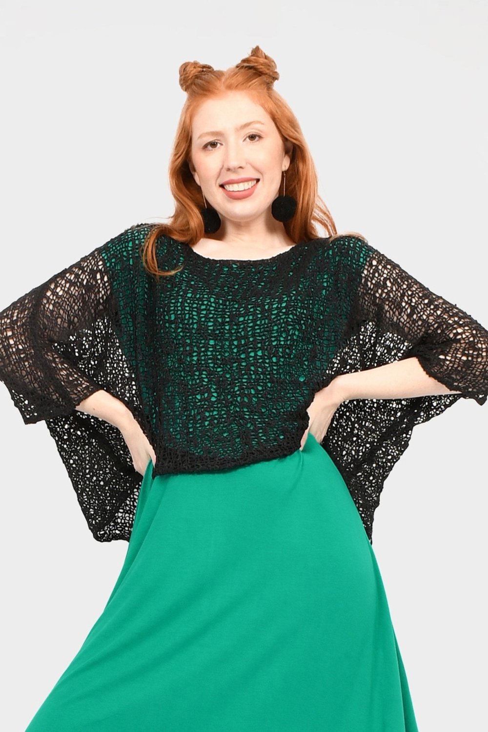 Popcorn Texture Oversized Top - Aurelia Sun