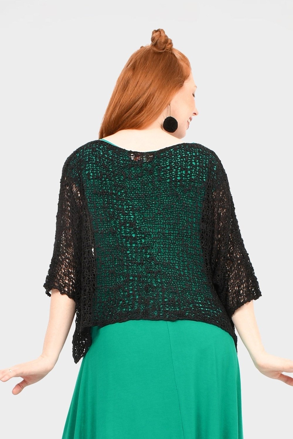 Popcorn Texture Oversized Top - Aurelia Sun