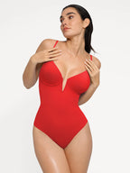 Marina Plunge Sculpting Swimsuit – Pink
