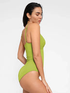 Marina Plunge Sculpting Swimsuit – Leopard