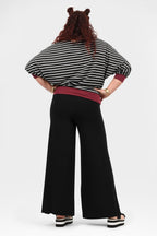 Reena Fine Knit Wide Leg Pants - Aurelia Sun